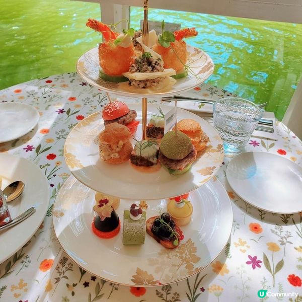 金鐘香港公園內Pondside Autumn Tea Set