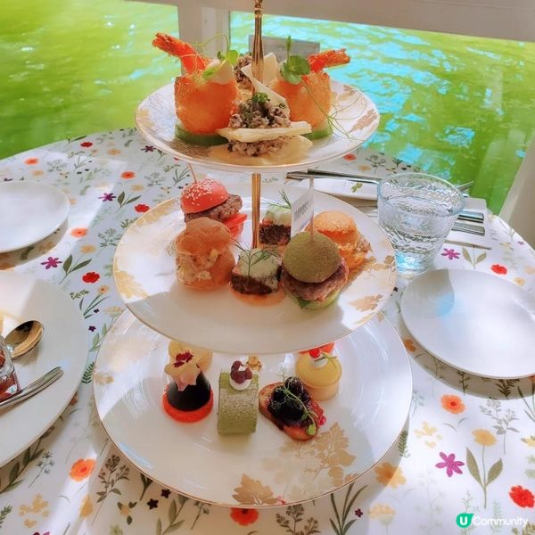 金鐘香港公園內Pondside Autumn Tea Set