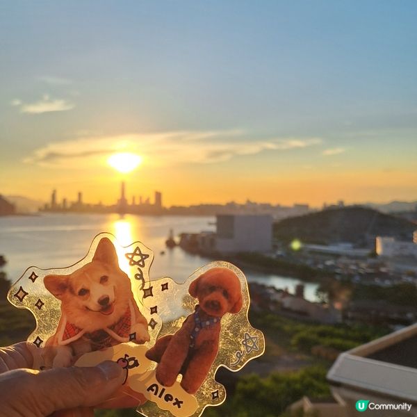 油塘大本型空中花園！黃昏日落靚景🌇！銀杏館👵🏻！