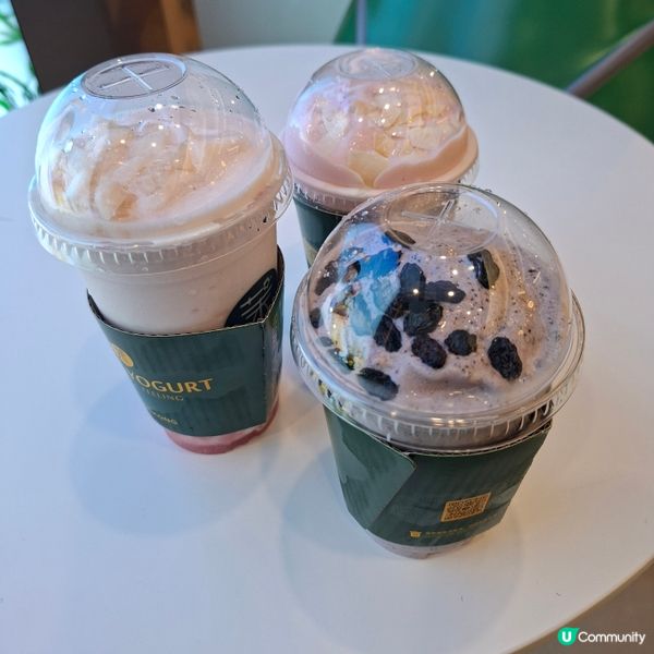 茉酸奶水蜜桃乳酪奶昔🍑走甜都咁正😋