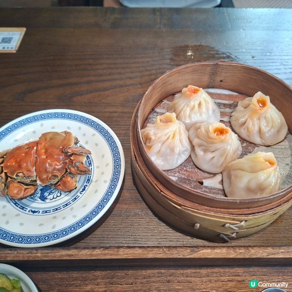 ✨上海李百蟹高質必食推介🤩邊吃蟹黃面醉蟹小籠包邊看陸家嘴