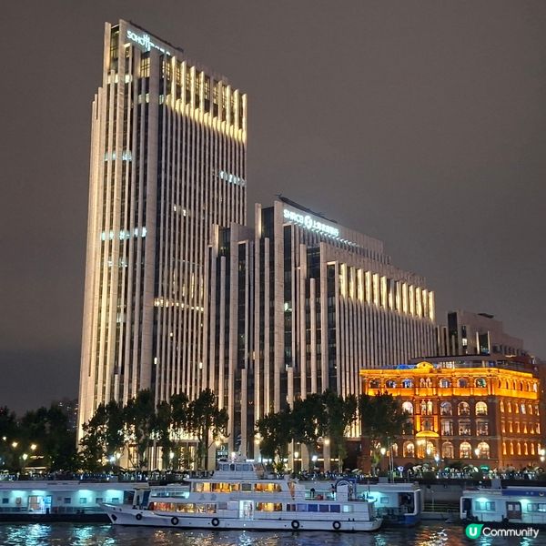 ✨上海黃浦江遊覽網紅遊船河🚢浦江夜遊外灘東方明珠陸家嘴美景