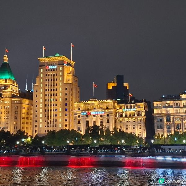 ✨上海黃浦江遊覽網紅遊船河🚢浦江夜遊外灘東方明珠陸家嘴美景