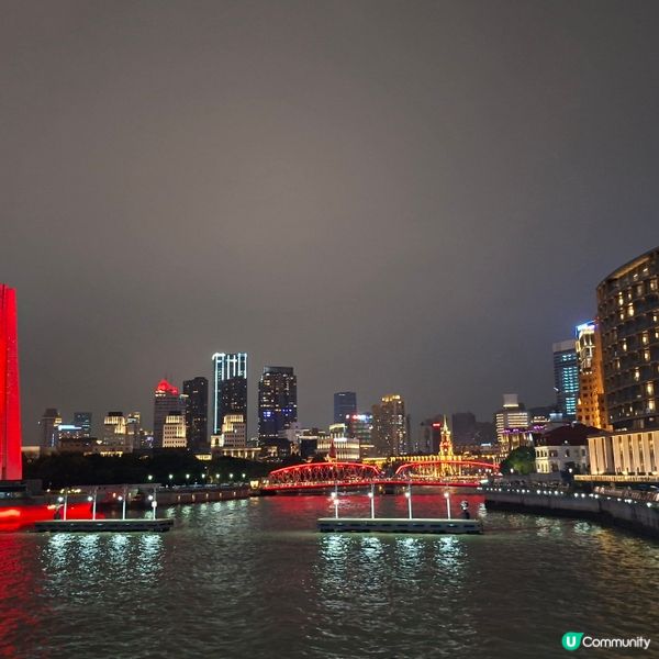 ✨上海黃浦江遊覽網紅遊船河🚢浦江夜遊外灘東方明珠陸家嘴美景