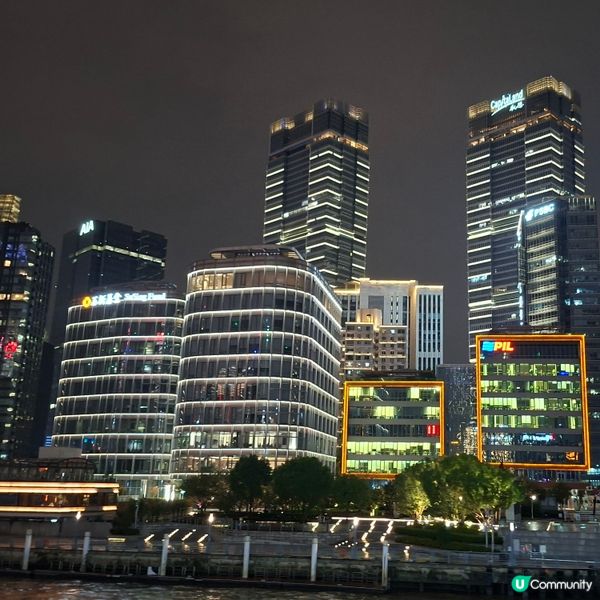 ✨上海黃浦江遊覽網紅遊船河🚢浦江夜遊外灘東方明珠陸家嘴美景