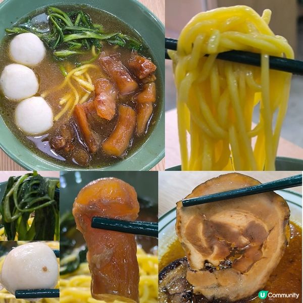 深水埗有一間車仔麵店必食慢煮叉燒