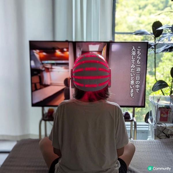 光療生髮帽初體驗！😎 告別掉髮！