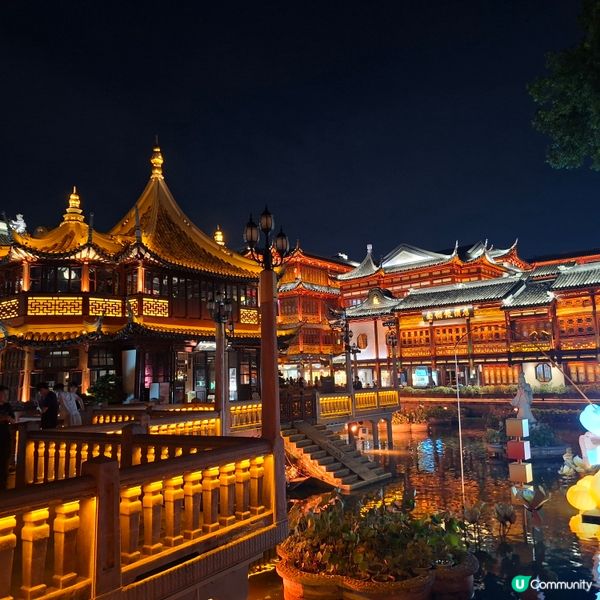 上海城隍廟夜景勁靚🤩 晚間必去打卡📸