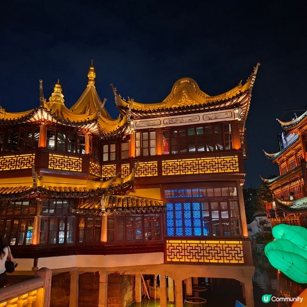 上海城隍廟夜景勁靚🤩 晚間必去打卡📸