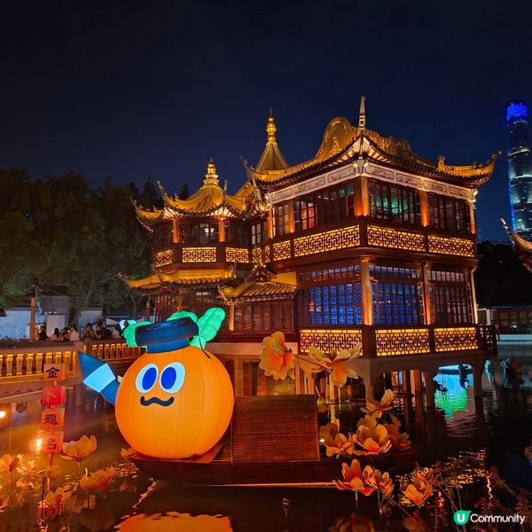 上海城隍廟夜景勁靚🤩 晚間必去打卡📸