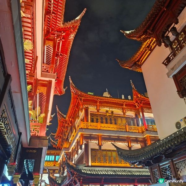 上海城隍廟夜景勁靚🤩 晚間必去打卡📸