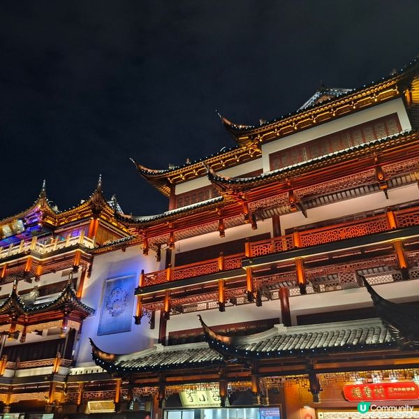 上海城隍廟夜景勁靚🤩 晚間必去打卡📸