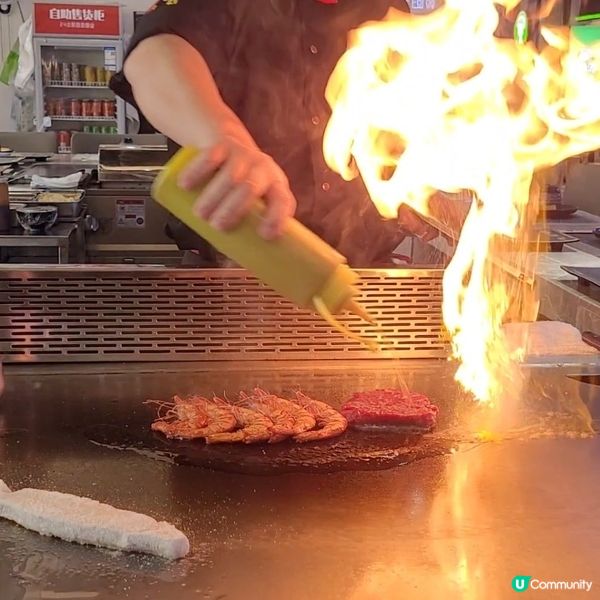 鐵板燒新體驗！師傅勁好玩🤩！安格斯牛正呀！🥩