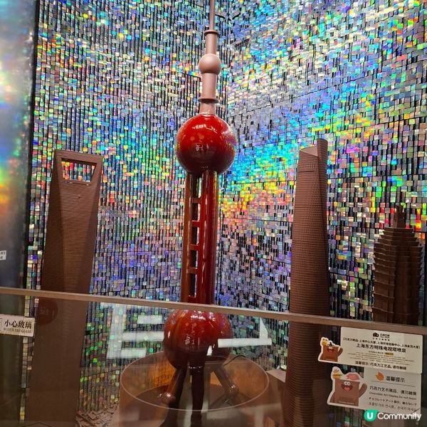 上海巧克力博物館🥰免費任你行🤩巧克力製作的展覧品非常精美