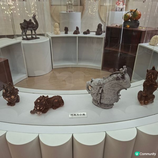 上海巧克力博物館🥰免費任你行🤩巧克力製作的展覧品非常精美