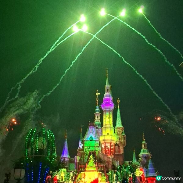 上海迪士尼奇夢之光✨ 煙花超靚超精彩表演🤩