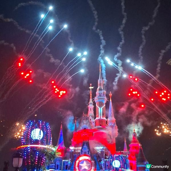 上海迪士尼奇夢之光✨ 煙花超靚超精彩表演🤩