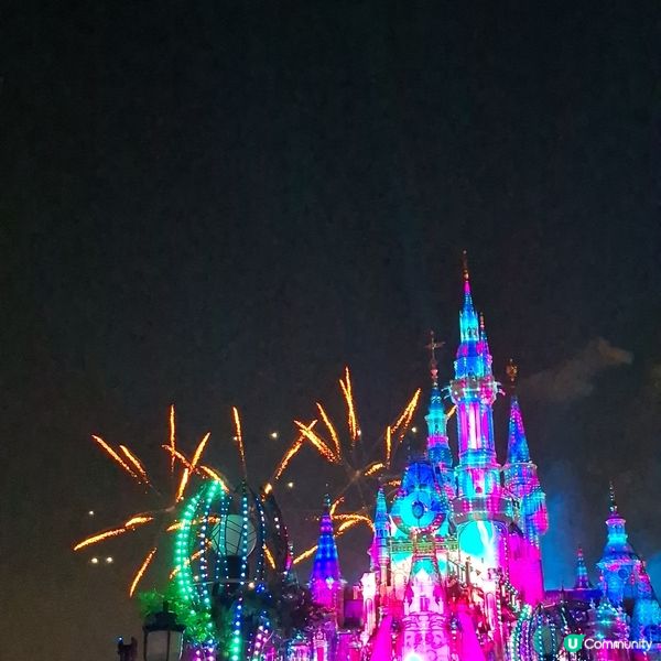 上海迪士尼奇夢之光✨ 煙花超靚超精彩表演🤩
