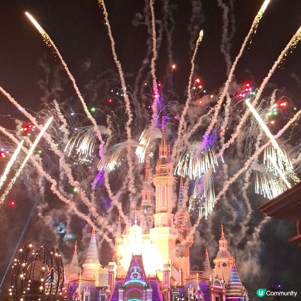 上海迪士尼奇夢之光✨ 煙花超靚超精彩表演🤩