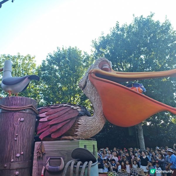 上海迪士尼巡遊🤩花車款式多到爆📸 快啲嚟睇！