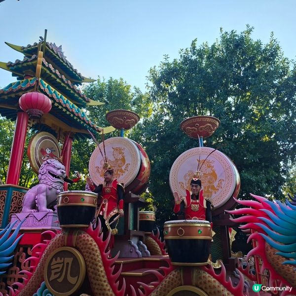 上海迪士尼巡遊🤩花車款式多到爆📸 快啲嚟睇！