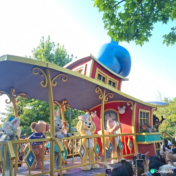 上海迪士尼巡遊🤩花車款式多到爆📸 快啲嚟睇！