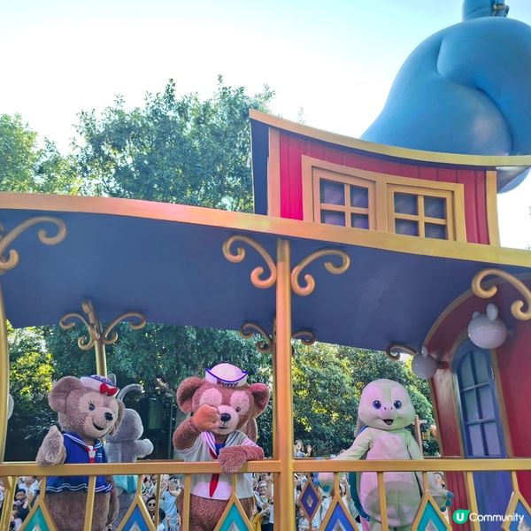 上海迪士尼巡遊🤩花車款式多到爆📸 快啲嚟睇！