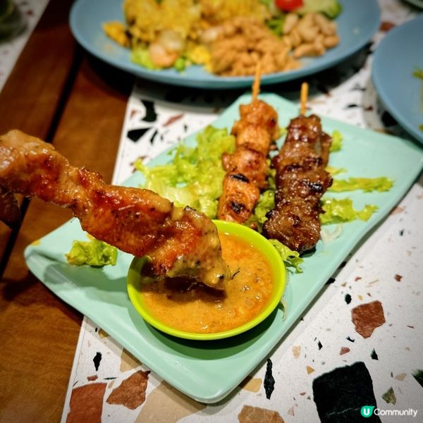 價錢親民香烤地道泰式美食風脉。