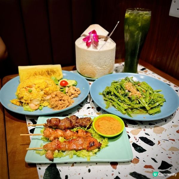 價錢親民香烤地道泰式美食風脉。