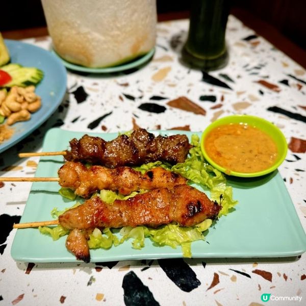 價錢親民香烤地道泰式美食風脉。