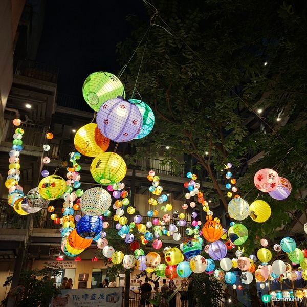 ✨2025年中秋節打卡熱景介紹「灣仔藍屋」燈籠海燈飾💞