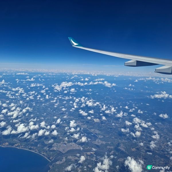 上海早機國泰之旅！飛機機低脂餐標準餐分享🤤 