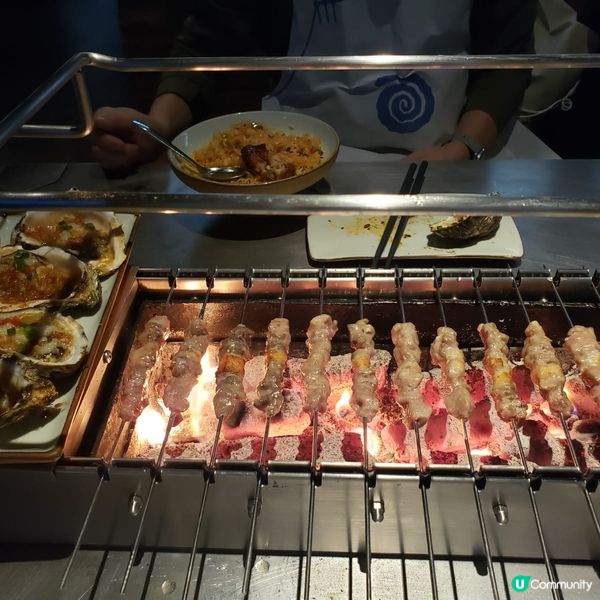 今晚食羊肉串🤤！炭火香到爆！🍢😋