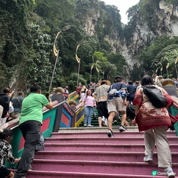 黑風洞🌈！打卡吉隆坡七彩階梯！🤩