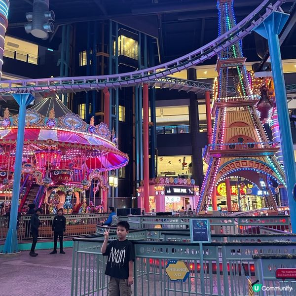 吉隆坡雲頂高原室內玩到癲！🎢一家大細放電😉