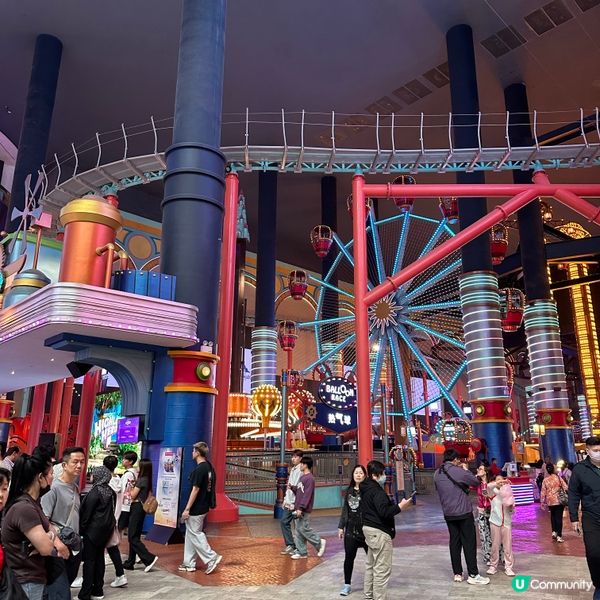 吉隆坡雲頂高原室內玩到癲！🎢一家大細放電😉