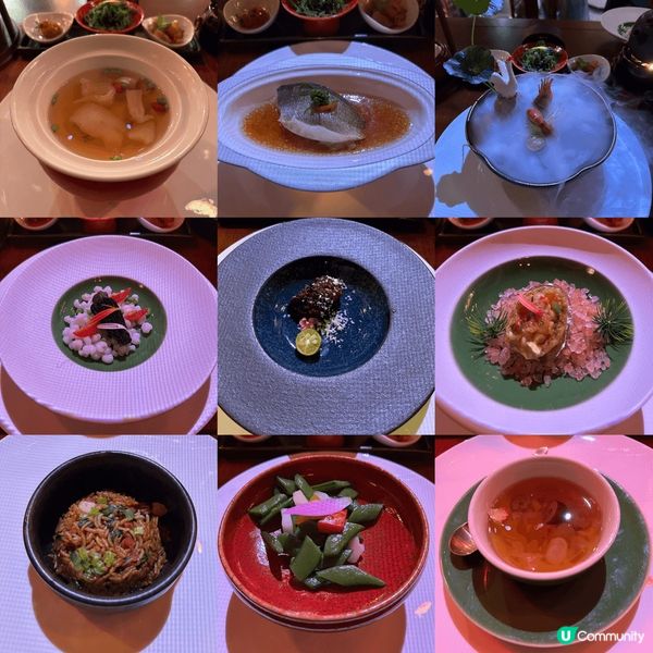 深圳敍宴，食物好味，擺盤又靚，而且可以一邊食一邊睇表演，期間...