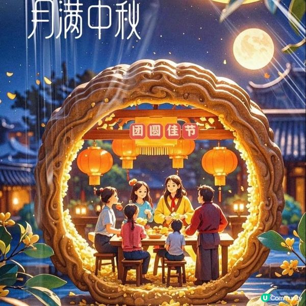 中秋節快樂！😋 多謝Ulifestyle麻糬月餅！🥮