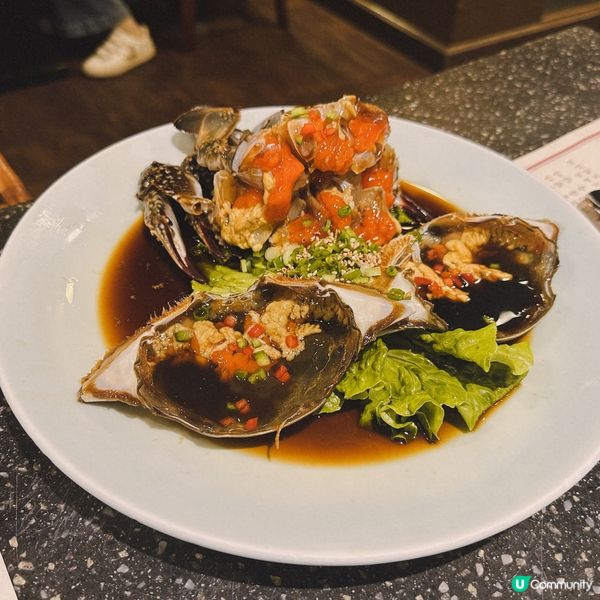 本家醬油蟹🦀終於食到！😋