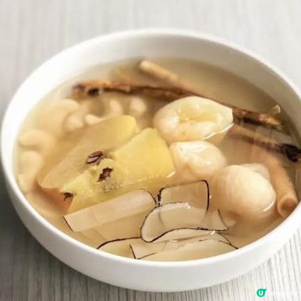 五指毛桃海底椰蘋果湯

