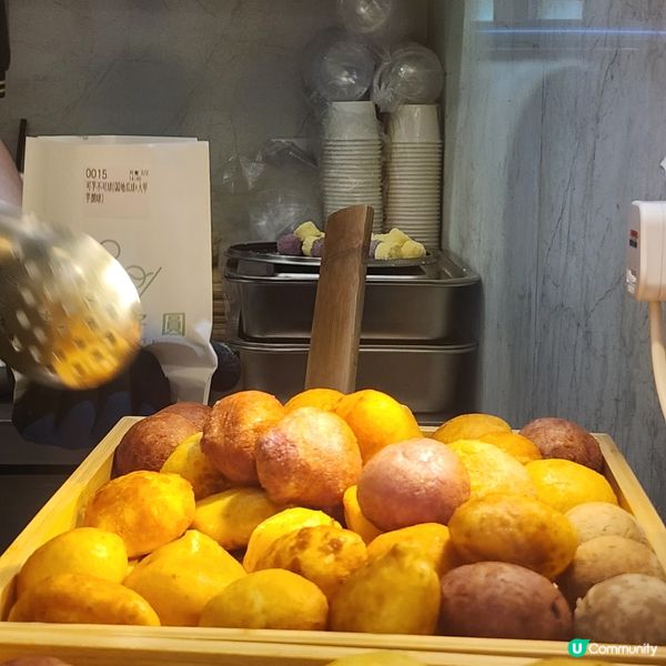 香港街頭都有好味即炸地瓜球！✨️🥰😋