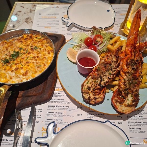 西營盤西式餐廳出名吃烤龍蝦🦞正呀喂😋焗龍蝦通粉超拉絲超濃