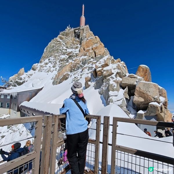 南針峰🪡🏔近觀歐洲之顛"白朗峰🏔