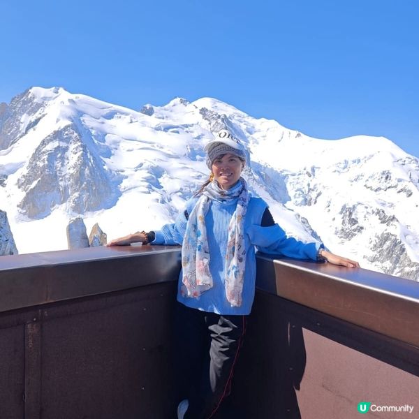 南針峰🪡🏔近觀歐洲之顛"白朗峰🏔