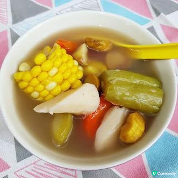 佛手瓜粟米淮山湯


