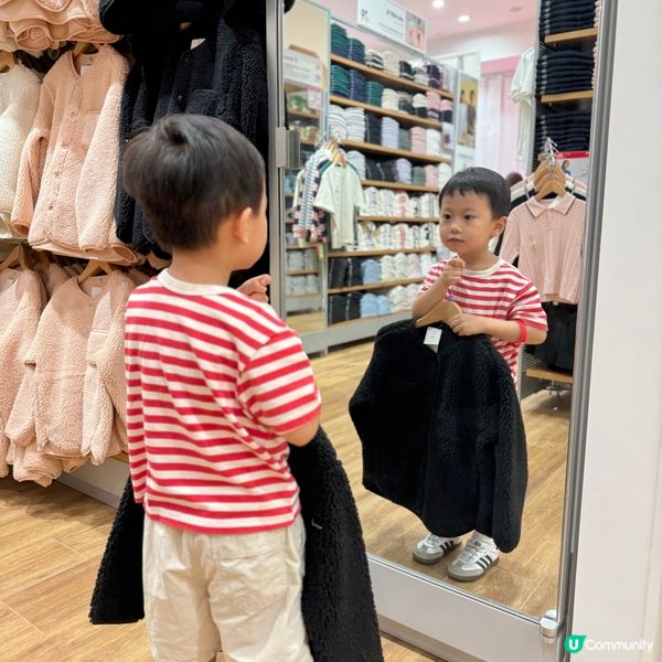 親子衣著配搭-UNIQLO美麗廣場店重新開幕啦