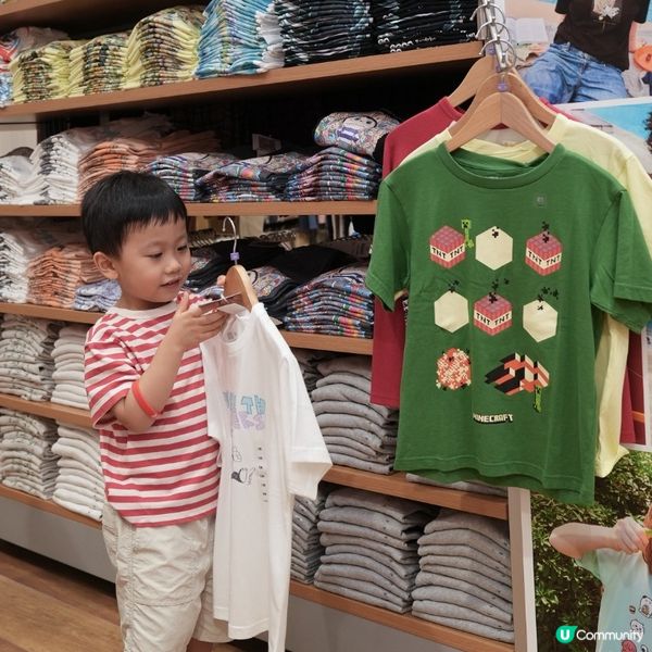 親子衣著配搭-UNIQLO美麗廣場店重新開幕啦