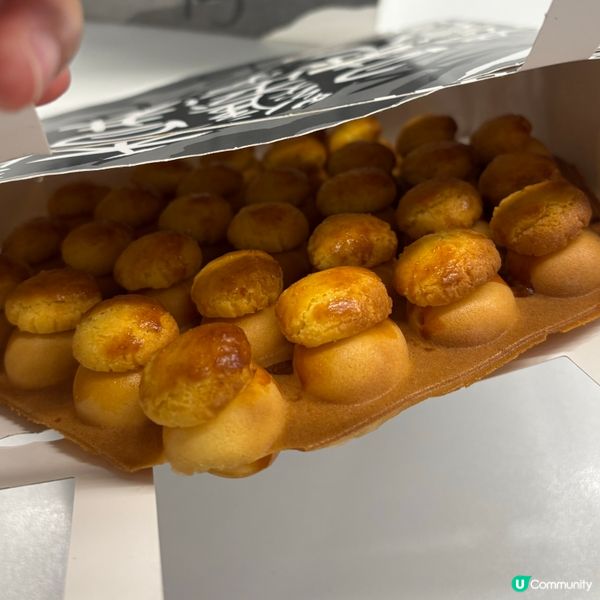 【港式小食新體驗！菠蘿包雞蛋仔😋】