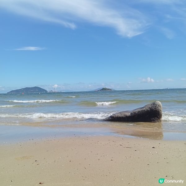 厭倦都市？🌊 塘福泳灘Chill下啦！🏖️ 享受