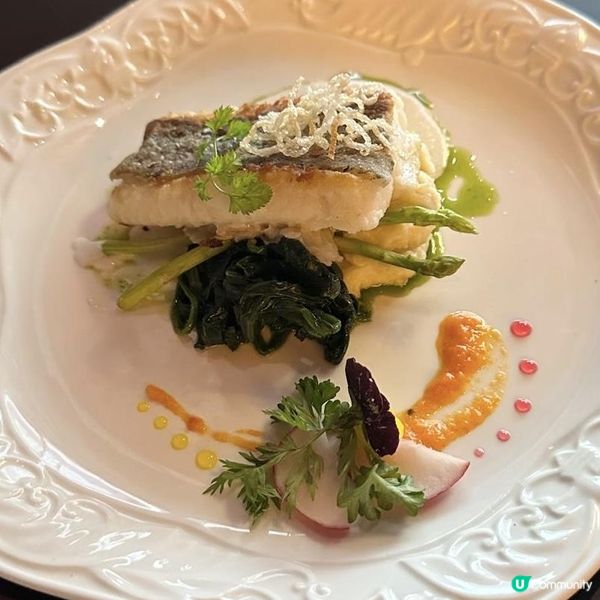 擺盤好有心思而又好味嘅法國菜🇫🇷 原隻海膽雪糕超有驚喜